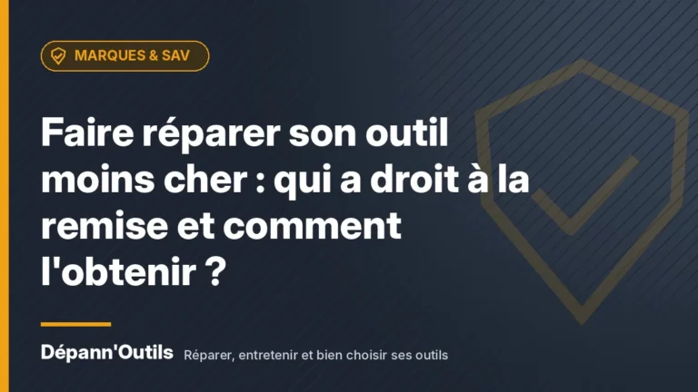 Faire réparer son outil moins cher : qui a droit à la remise et comment l'obtenir ?