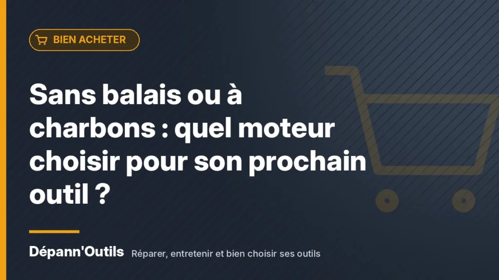 Sans balais ou à charbons : quel moteur choisir pour son prochain outil ?